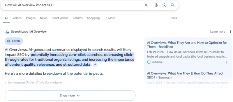 Answer Engine Optimization: 6 AI Models You Should Optimize For in 2025 Google AI Overview