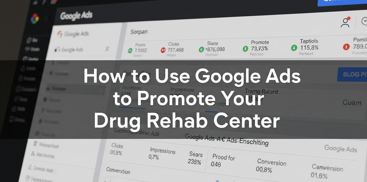 How to Use Google Ads to Promote Your Drug Rehab Center